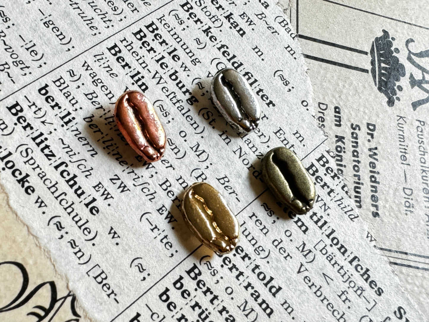Pin-Set "Kaffeebohne"